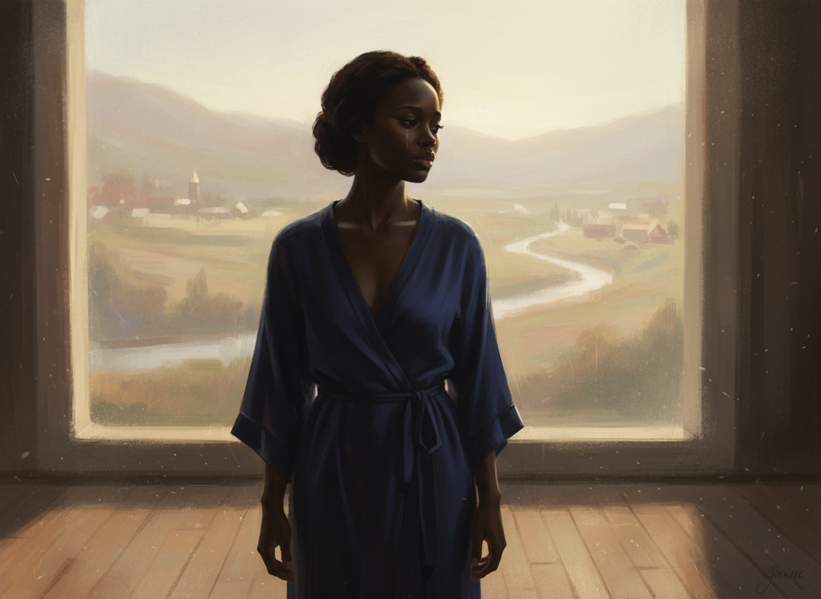 I Used to Miss You — a Black woman at a window, the ache of missing someone thinning into release